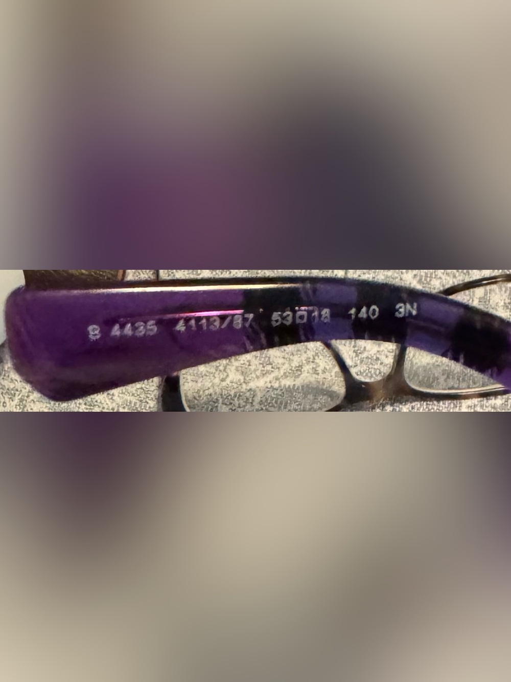 Burberry Purple Black Gradient Cat-Eye Sunglasses - Picture 2 of 16